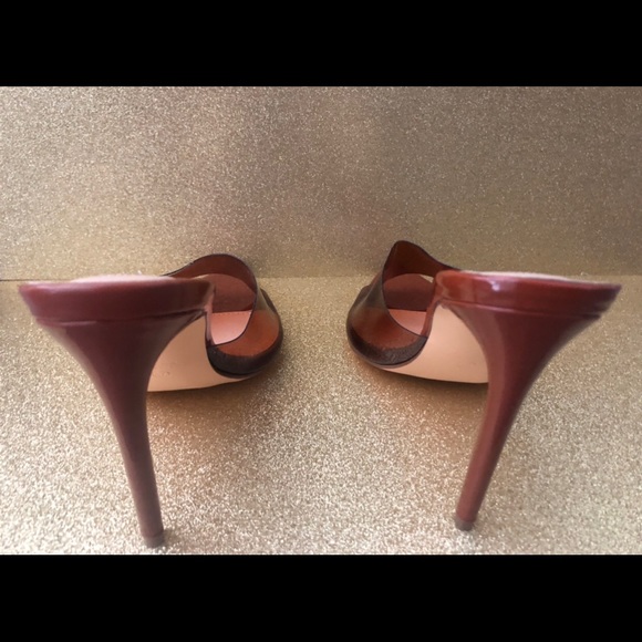 NWB Brown Transparent Heels - Picture 7 of 7